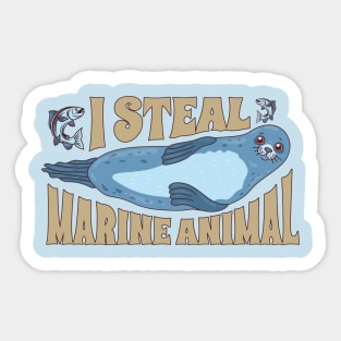 i-steal-marine-animal Sticker